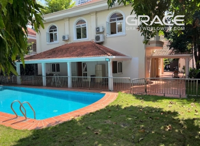 05 Bedrooms large house villa in compound with big garden & pool for rent-An Khanh-Ho Chi Minh