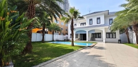 05 Bedrooms modern house villa in compound with big garden & pool for rent-An Khanh-Ho Chi Minh