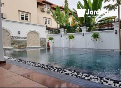 04 Bedrooms modern house villa in compound with big garden & pool for rent-An Khanh-Ho Chi Minh