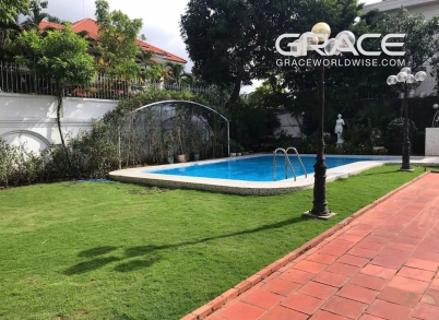 03 Bedrooms house villa with big garden & pool for rent in Compound -An Khanh-Ho Chi Minh